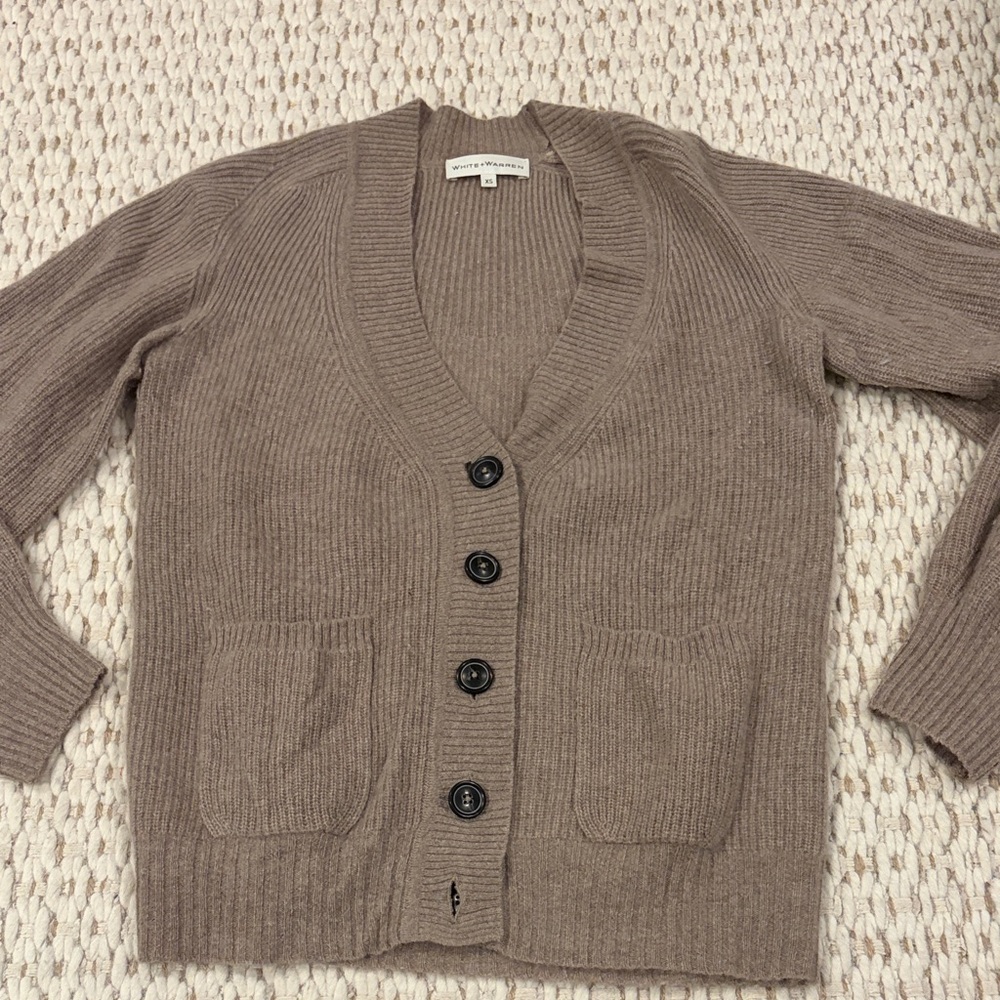 White + Warren Cashmere cardigan